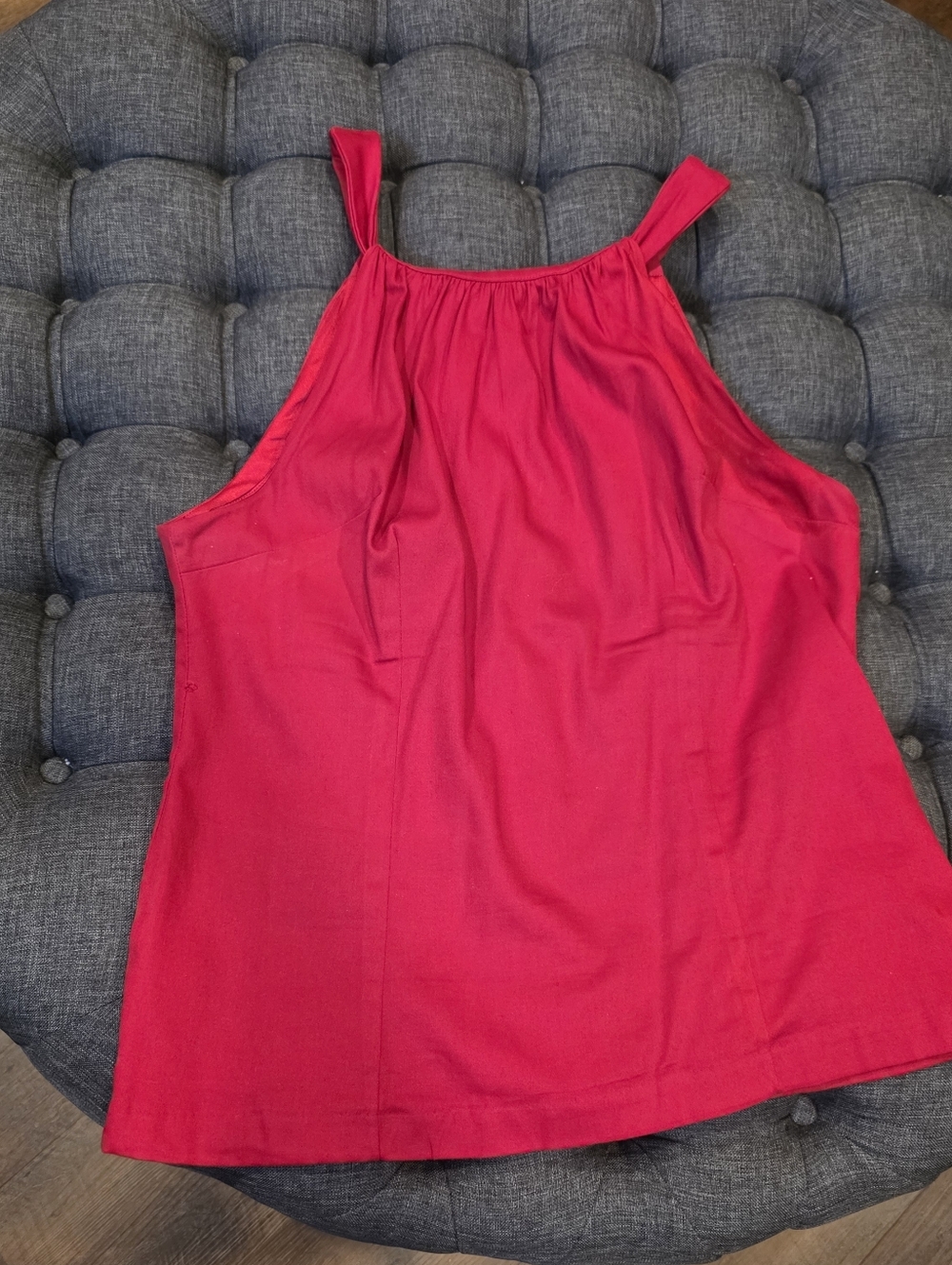 Pinup Couture Red Harley Top XL